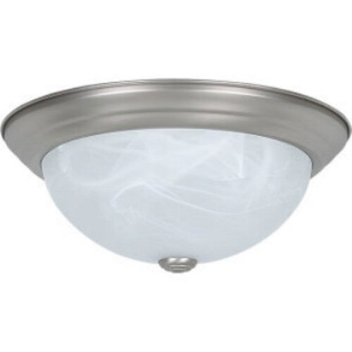 Sunset Lighting F7632-53 Two Light Flush Mount Satin Nickel