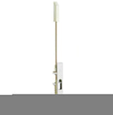 Ives FB51T12MD32 bright stainless steel flush bolt