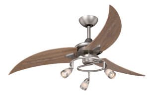 Vaxcel FN48121BN FN48121 48" Picard Steel Ceiling Fan Brushed Nickel