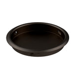 GEO GBH-FP218 2-1/8" Round Finger Pull with Snap In Installation - Matte Black