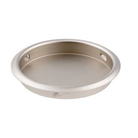 GEO GBH-FP218 2-1/8" Round Finger Pull with Snap In Installation - Satin Nickel