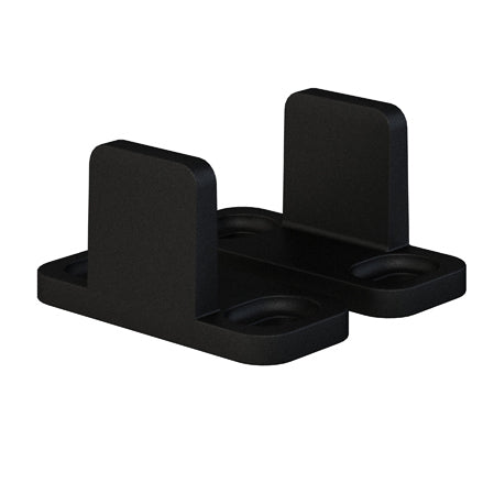 Orca Hardware FT-ADJGD-BL barn door guide, front view