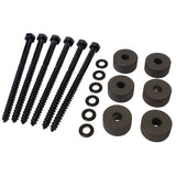 Orca Hardware FT-WASHER-14-BL black barn door component