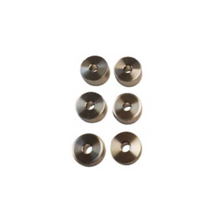 Orca Hardware FT-WASHER-6-SN satin nickel barn door component
