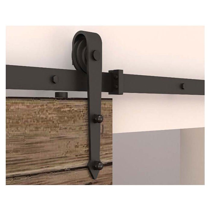 Orca Hardware FTSP-HANGER-BL black door hanger
