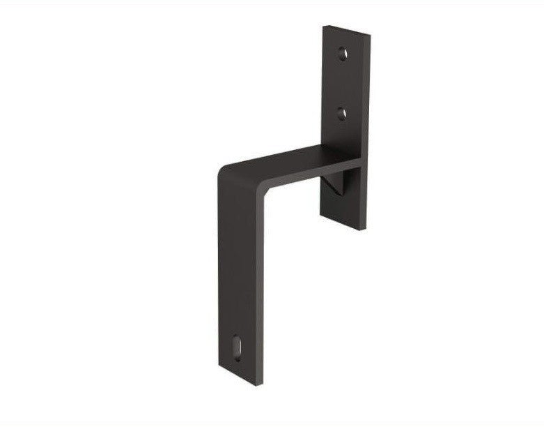 Orca Hardware FTST-BL-6-BYPASS black bypass door track kit