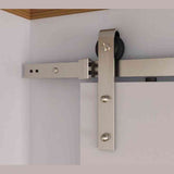 Orca Hardware FTST-SN-6 satin nickel barn door track kit