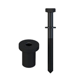 Orca Hardware FTST-SPACER-BL black barn door track spacer