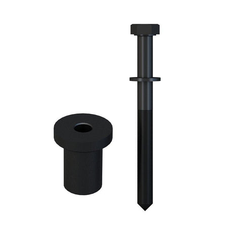 Orca Hardware FTST-SPACER-BL black barn door track spacer