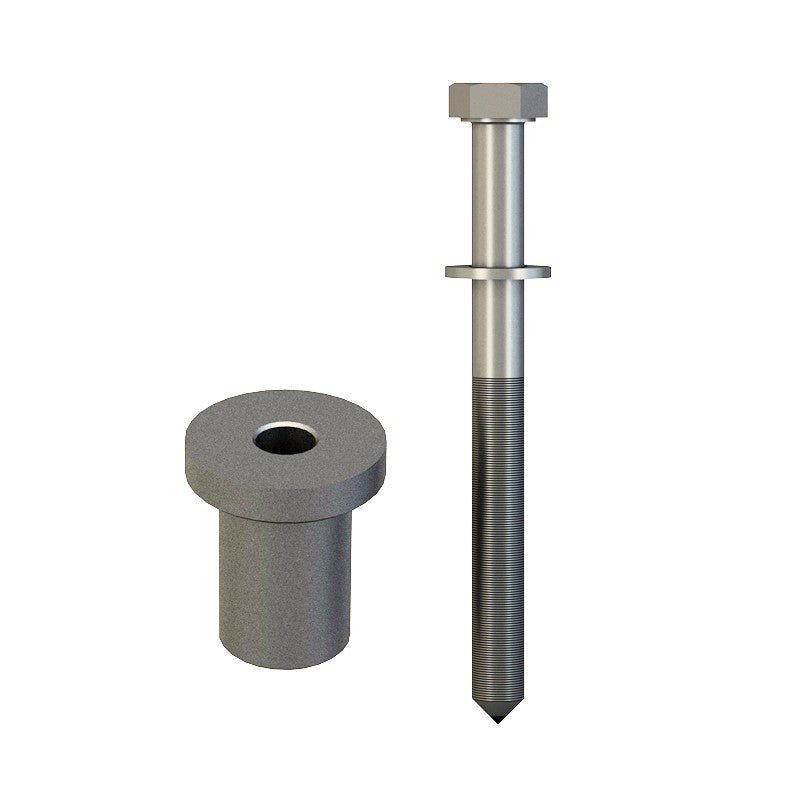 Orca Hardware FTST-SPACER-SN satin nickel barn door track spacer