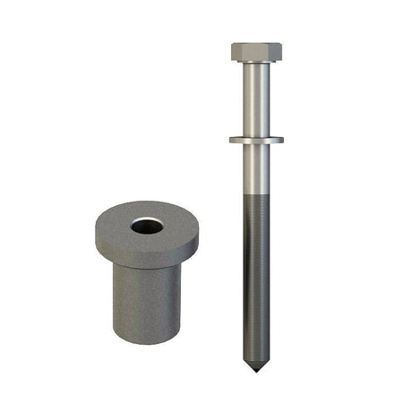 Orca Hardware FTST-SPACER-SN satin nickel barn door track spacer