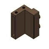 Orca Hardware FTST-STOP-VB vintage bronze barn door stop