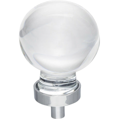 Jeffrey Alexander G130L-PC polished chrome cabinet knob