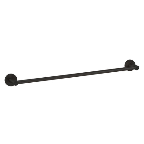 GEO GBA-GB2458 24" x 5/8" Contemporary Towel Bar with 1-3/4" Base - Matte Black