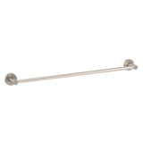GEO GBA-GB2458 24" x 5/8" Contemporary Towel Bar with 1-3/4" Base - Satin Nickel