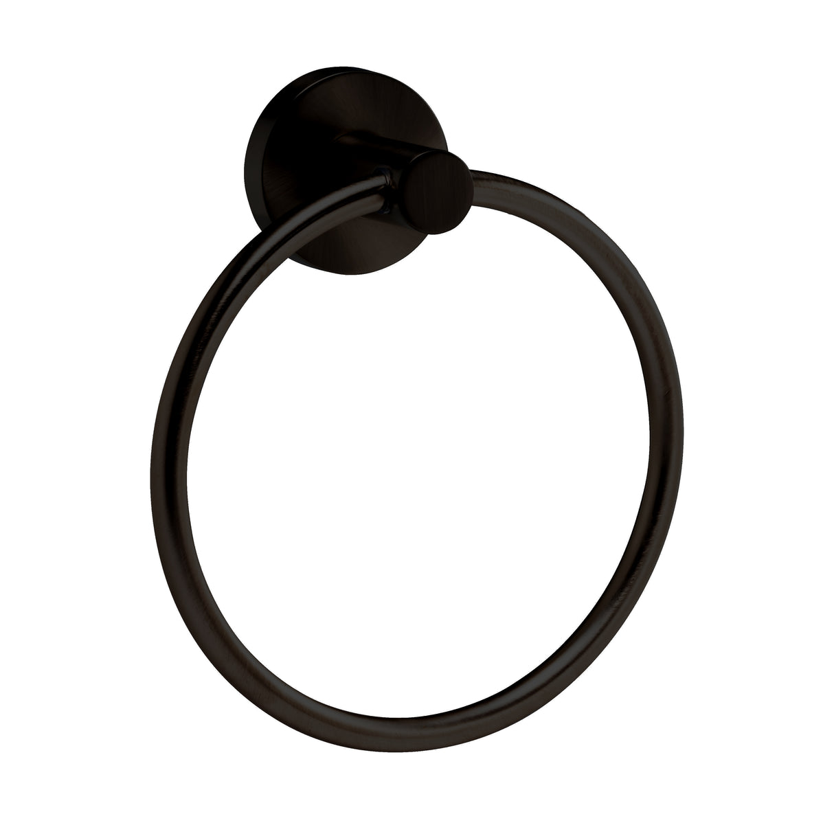 GEO GBA-GBCTR Contemporary Metal Circle Towel Ring - Matte Black