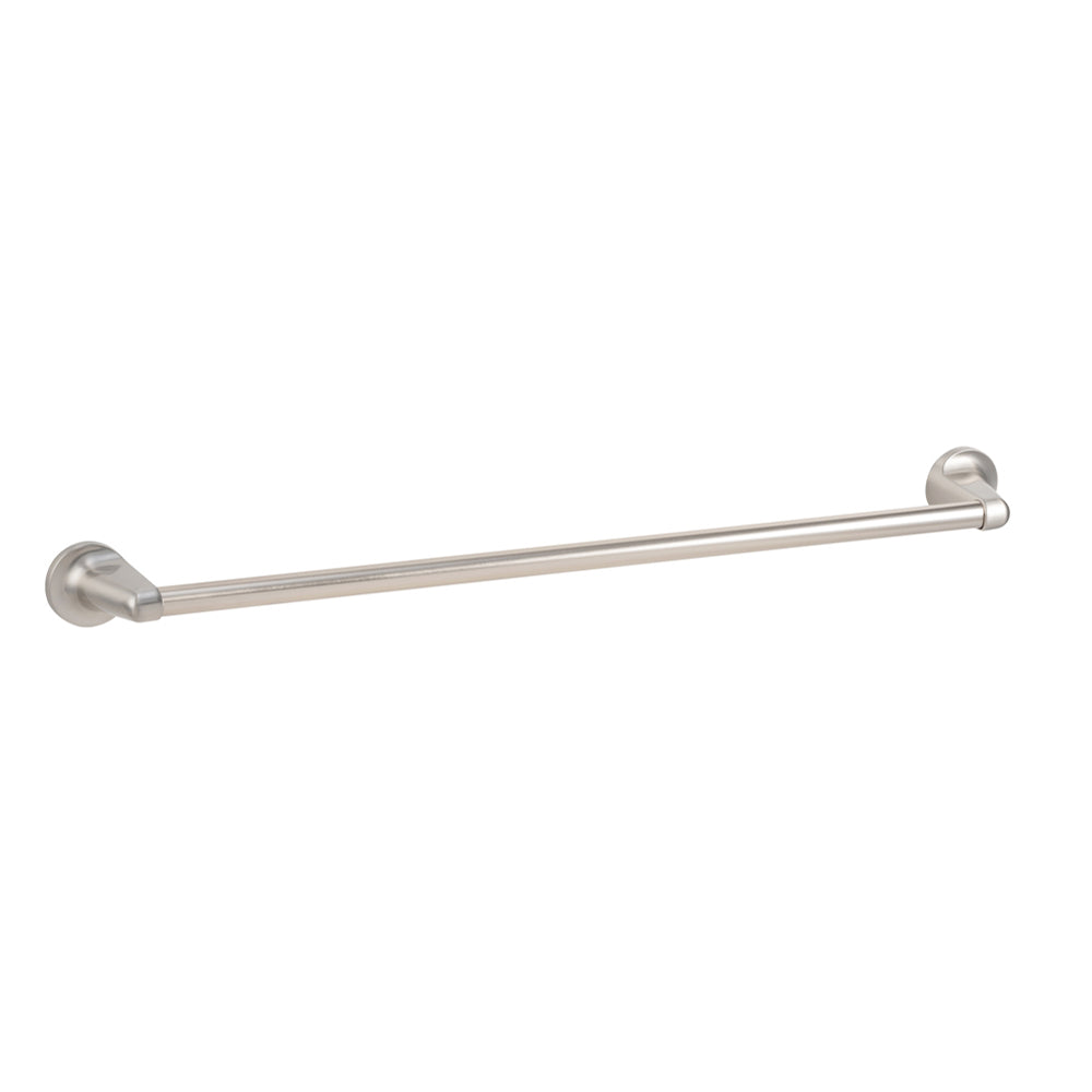 GEO GBA-GD2434 24" x 3/4" Transitional Towel Bar with 2-3/16" Base - Satin Nickel