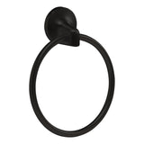 GEO GBA-GDMTR 6" Transitional Metal Towel Ring - Matte Black