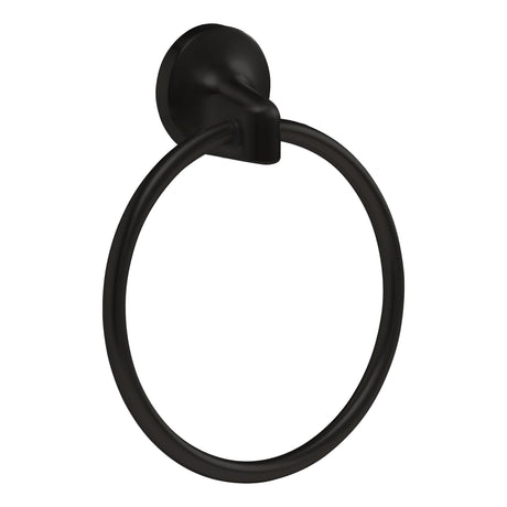 GEO GBA-GDMTR 6" Transitional Metal Towel Ring - Matte Black