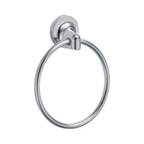 GEO GBA-GDMTR 6" Transitional Metal Towel Ring - Polished Chrome