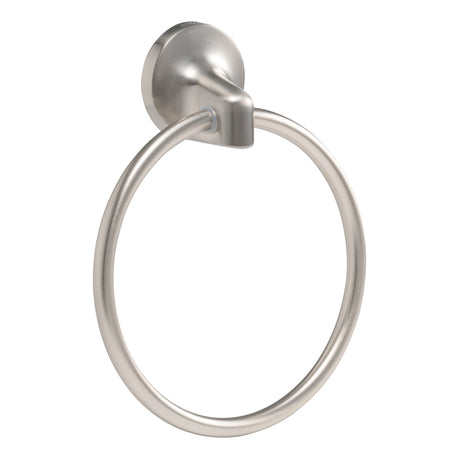 GEO GBA-GDMTR 6" Transitional Metal Towel Ring - Satin Nickel