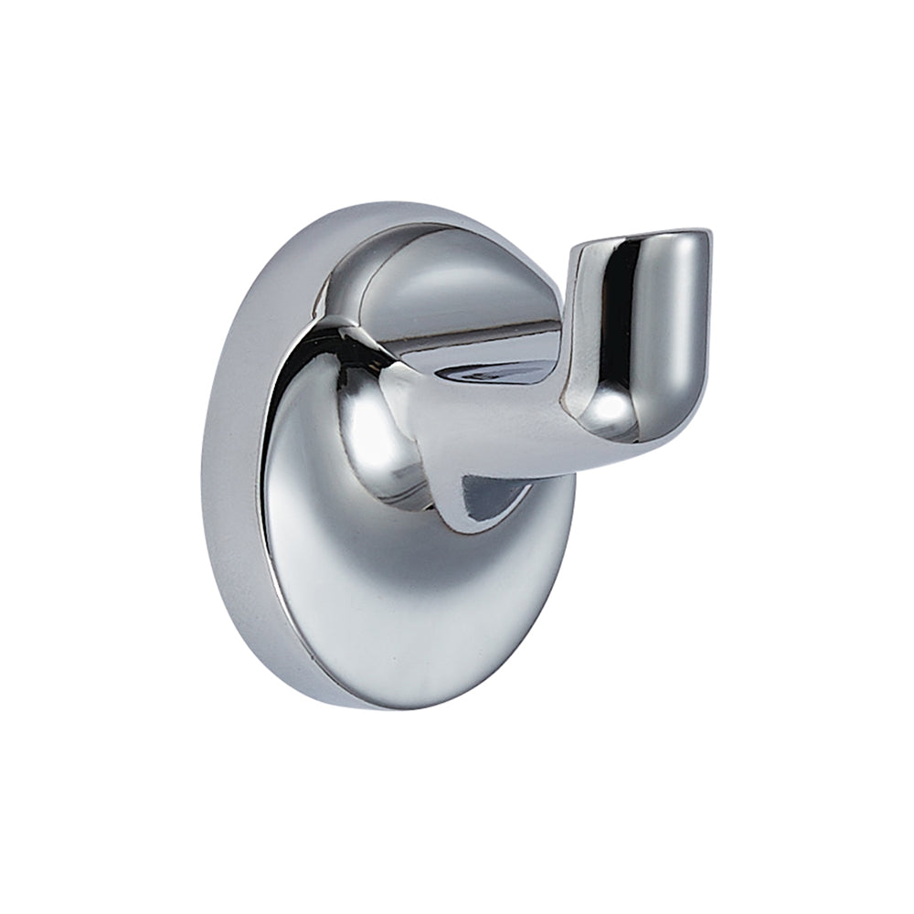 GEO GBA-GDSRH 2-3/16" x 2-3/16" Transitional Single Robe Hook - Polished Chrome