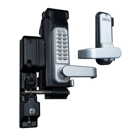 Lockey GL2SCMG satin chrome marine grade gate hardware