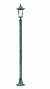 Dabmar Lighting GM1121-L18-65K-VG verde green post light & pole