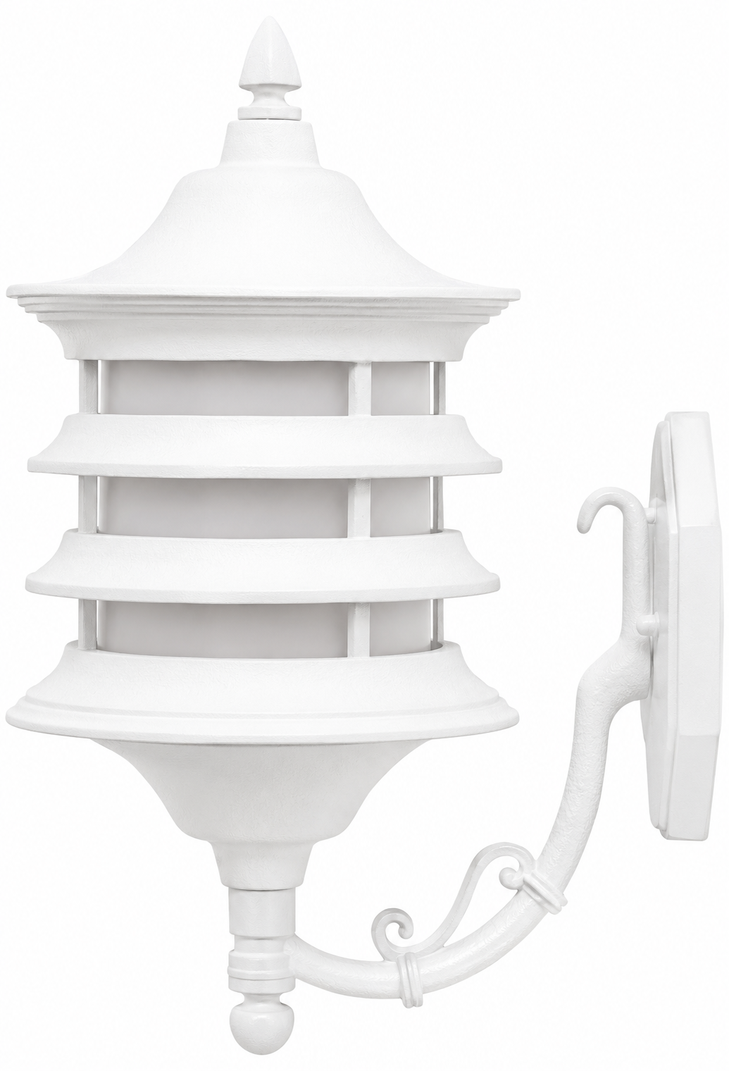 Dabmar Lighting GM185-L9-27K-W white outdoor wall light fixture