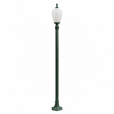 Dabmar Lighting GM2851-L18-30K-VG verde green post light & pole