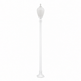 Dabmar Lighting GM2851-L18-30K-W white post light & pole