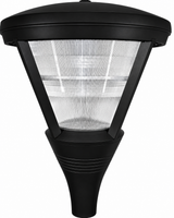 Dabmar Lighting GM580-L120-41K-B black outdoor post light fixture