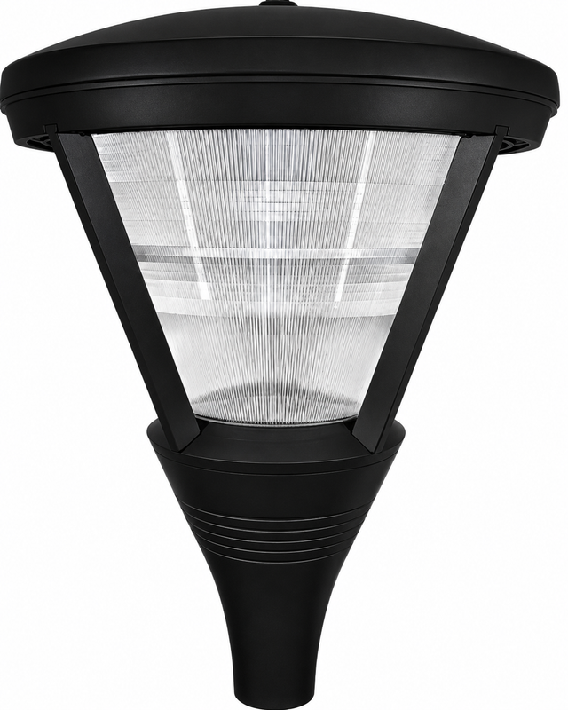 Dabmar Lighting GM580-L120-41K-B black outdoor post light fixture