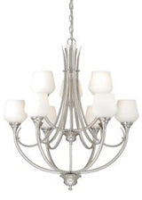 Vaxcel H0127 Grafton Steel 9L Chandelier Satin Nickel