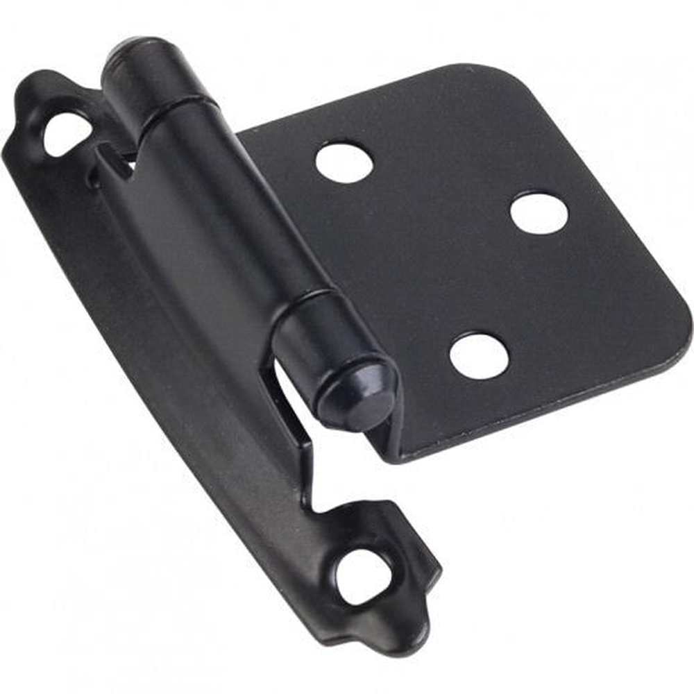 Hardware Resources H5011BLK black self closing hinge