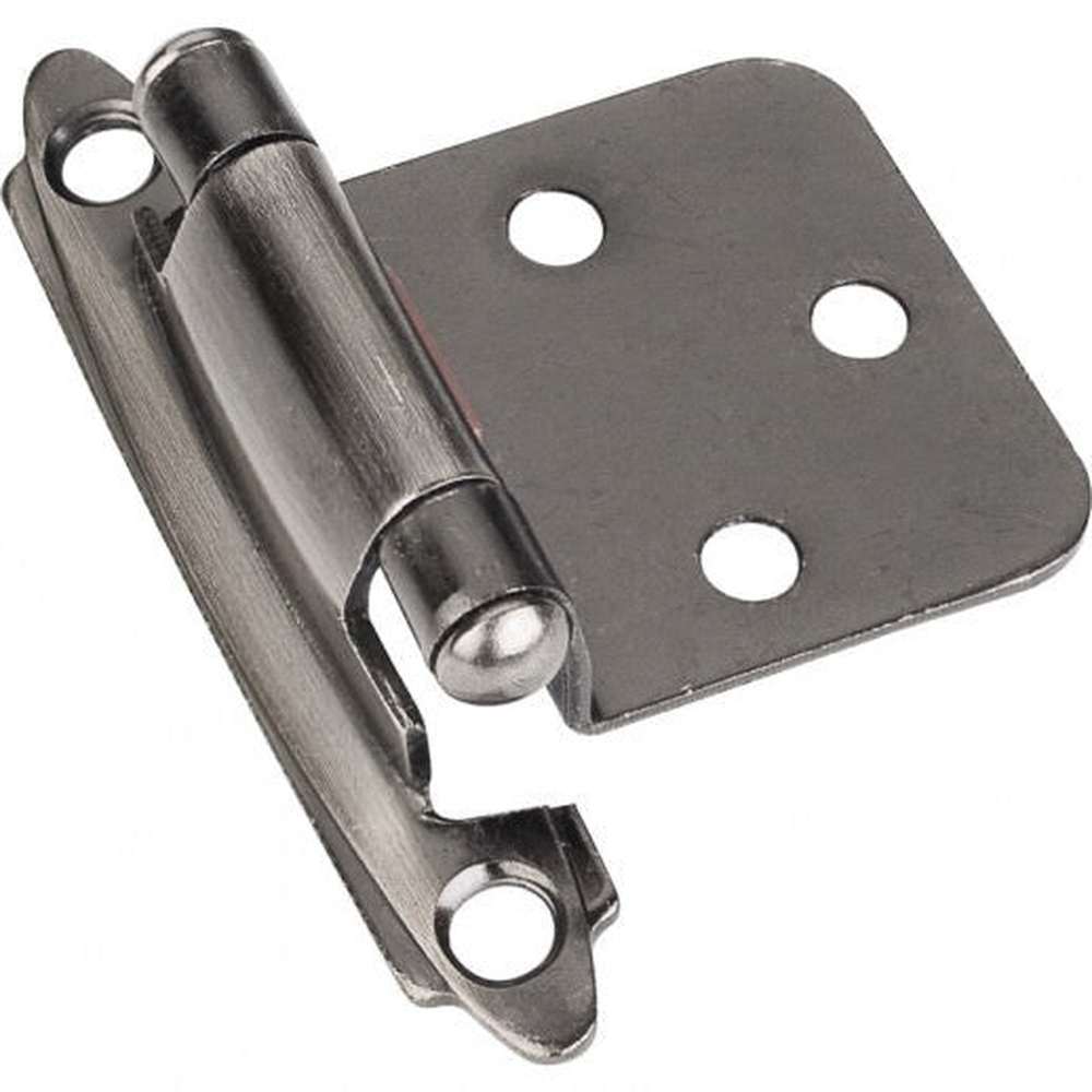 Hardware Resources H5011BNBDL brushed pewter self closing hinge