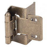 Hardware Resources H6441BB burnished brass overlay full wrap hinge