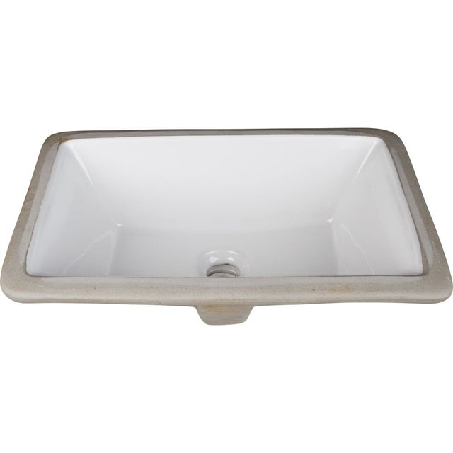 Hardware Resources H8909WH white bathroom sink