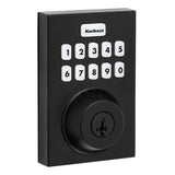 Kwikset HC620CNTZW700LR Contemporary Home Connect Keypad Connected Smart Lock Deadbolt in Matte Black