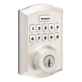 Kwikset HC620TRLZW700LR Traditional Home Connect Keypad Connected Smart Lock Deadbolt in Satin Nickel