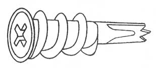 Better Home Products HDDWANCH 1" Drywall Anchor for #8 Screw Chrome
