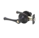 Copper Creek HL2240PS polished stainless keyed entry door lever