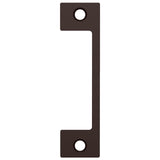 HES HM-613 electric strike faceplate in polished brass, additional view