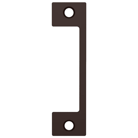 HES HM-613 electric strike faceplate in polished brass, additional view
