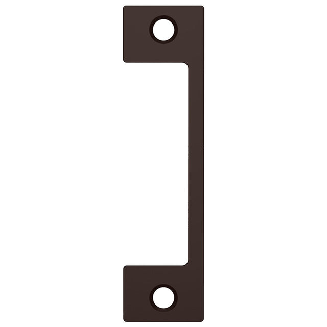 HES HM-613 electric strike faceplate in polished brass, additional view
