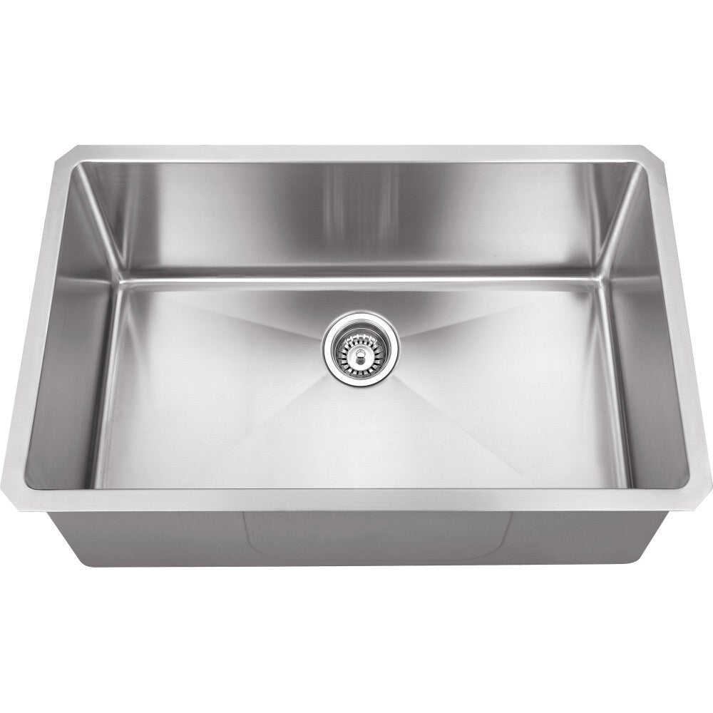 Hardware Resources HMS190 Stainless Steel (16 Gauge) Fabricated Kitchen Sink