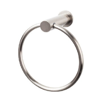 Top Knobs HOP5BSN brushed satin nickel towel ring