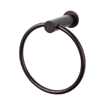 Top Knobs HOP5ORB oil rubbed bronze towel ring