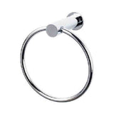 Top Knobs HOP5PC polished chrome towel ring