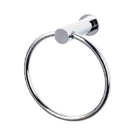 Top Knobs HOP5PC polished chrome towel ring